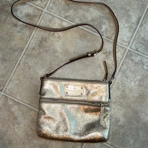 Kate Spade gold crossbody bag
